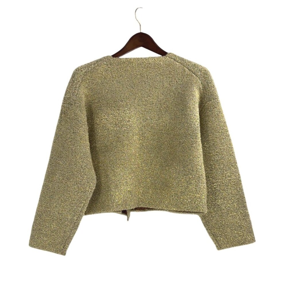 NWT J. Crew Collection Oversized Double-Faced Metallic Jacket Womens Small Chic - Picture 2 of 10